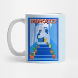 Morocco Travel Poster Mug